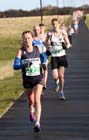 Alyson Dixon (Sunderland Strollers) on her way to winning the Heaton Memorial Road Race, Newcastle Town Moor. Photo: David T. Hewitson/Sports for All Pics